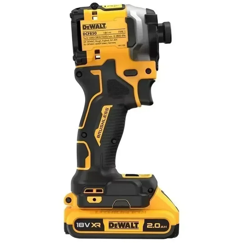 Ударная отвертка DEWALT DCF850, электрическая отвертка, литиевая батарея 20 В, бесщеточные аккумуляторные отвертки, инструменты с высоким крутящим моментом 공구