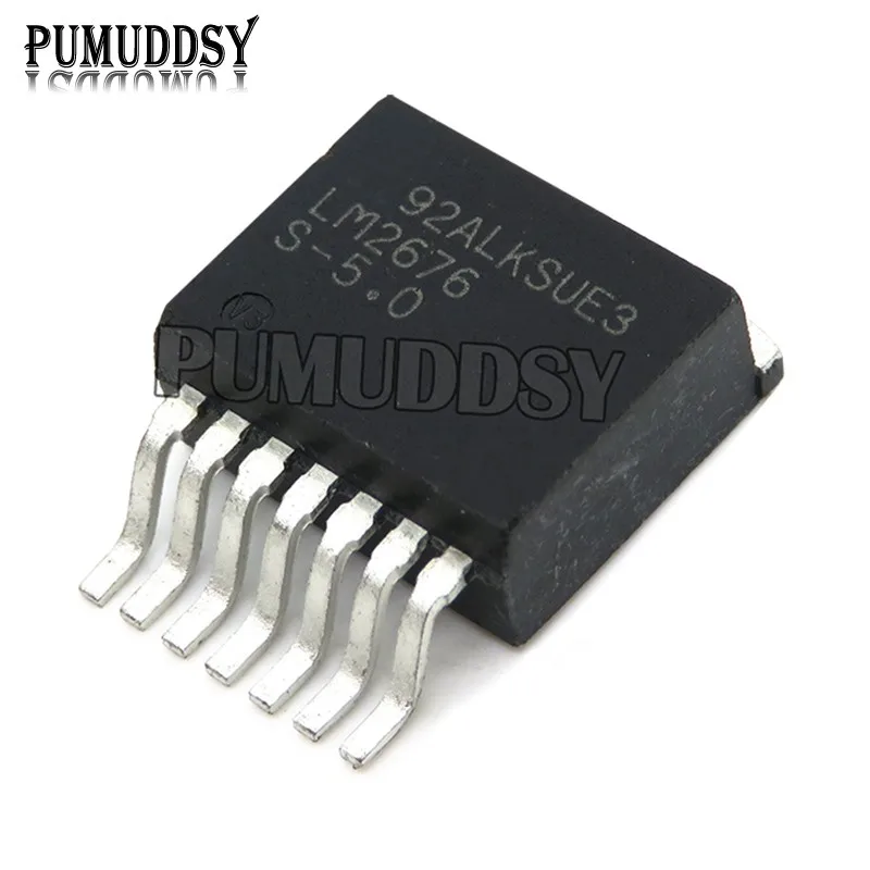 2PCS LM2676SX-5.0-NOPB TO263-7 IC REG BUCK 5V 3A TO263 LM2676S-5.0 LM2676 S-5.0