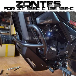 Motorcycle Modified Bumper Anti-fall Guard Bumper Non-destructive Installation Accessories For ZONTES ZT 125C C 125 125-C