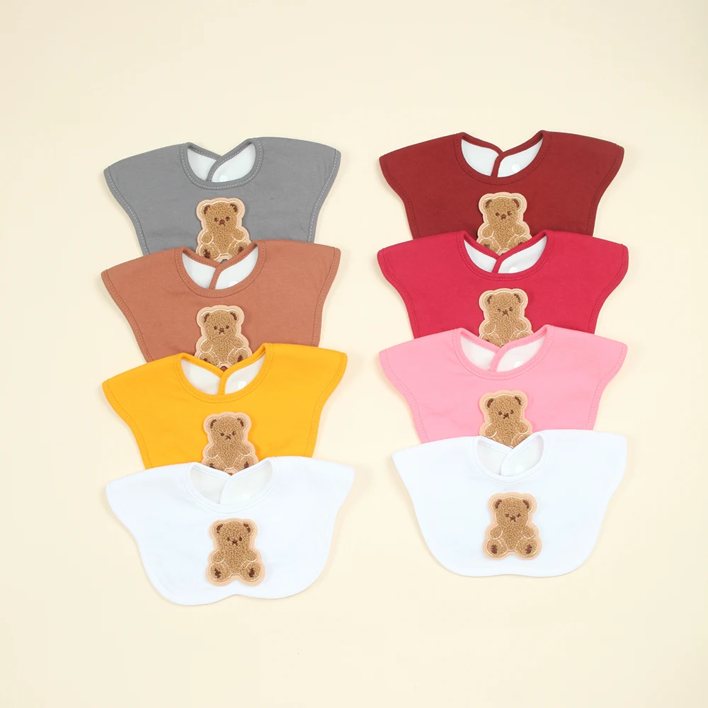 

8-Pack Extra Absorbent Baby Bibs Soft Adjustable Infant Drool Bibs for Unisex Babies Baby Essentials