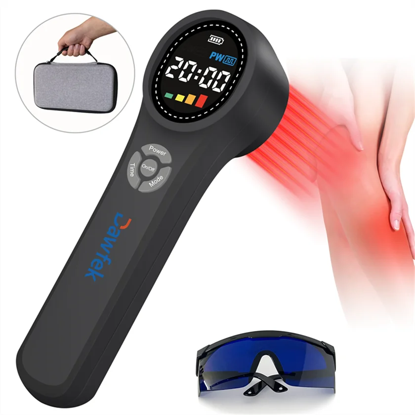 Dawfek Laser Light Therapy Device LLLT Low Level Laser Treatment for Pain Relief Reduce Inflammation 660nmx16+810nmx4+980nmx4