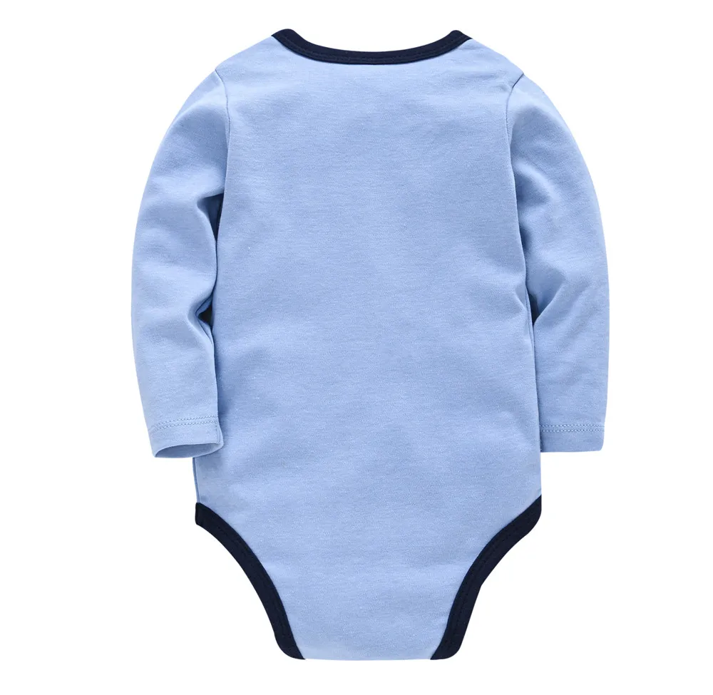 Long Sleeve Baby Boy Clothes Fox Design 100% Cotton Neworn Baby Boys Bodysuit 0-24 Months Overalls Outwear