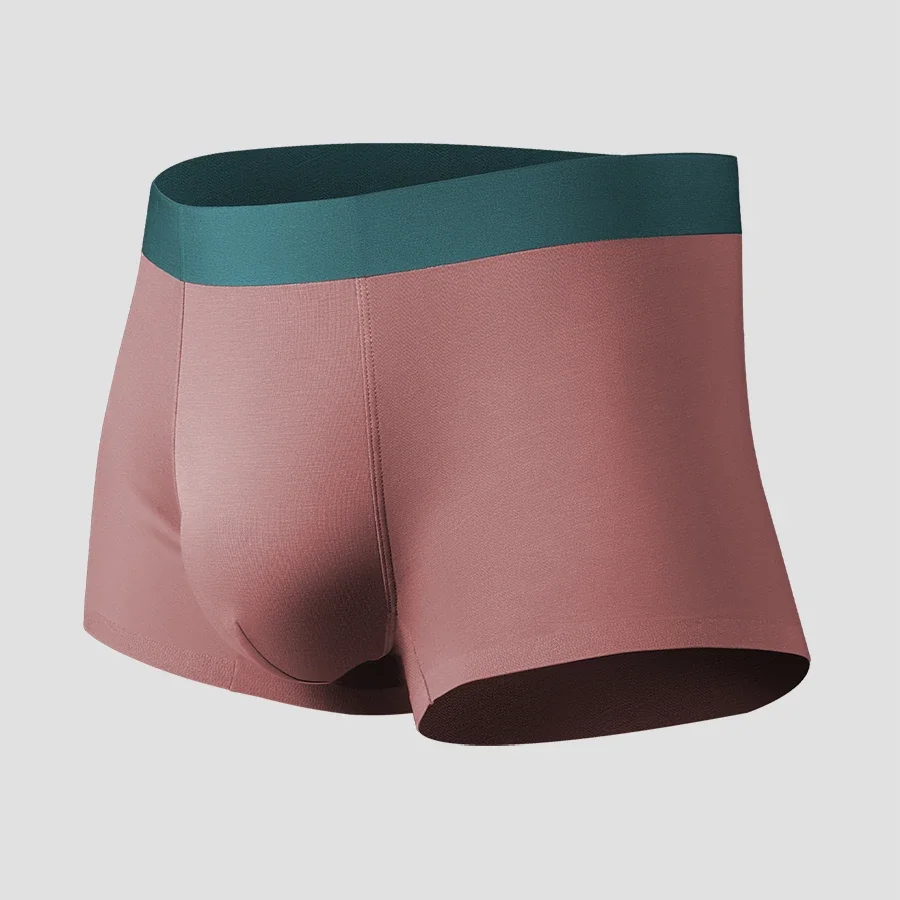 

Мужское бесшовное нижнее белье из ледяного шелка, 5 шт., высококачественные двусторонние шорты-боксеры, удобные, тонкие летние, мужские боксеры