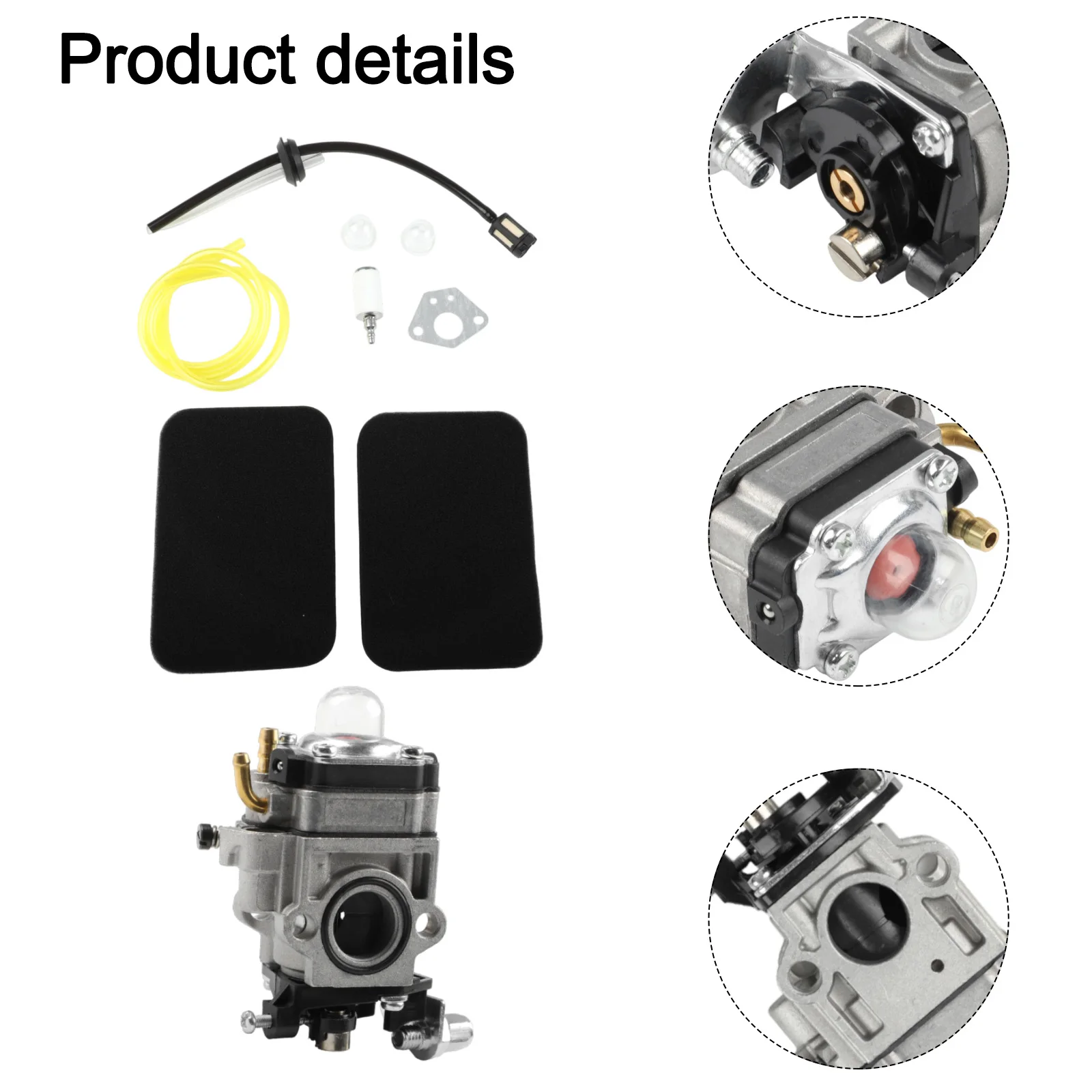 

Maintenance Work As Picture 52cc Engine Air Filter Kit Comprehensive Kit Easy Installation Fuel Delivery Longevity
