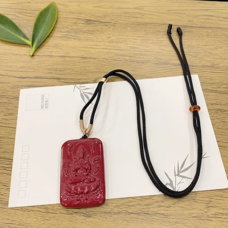 Natural pendant men to wear, Guanyin Bodhisattva amulet women