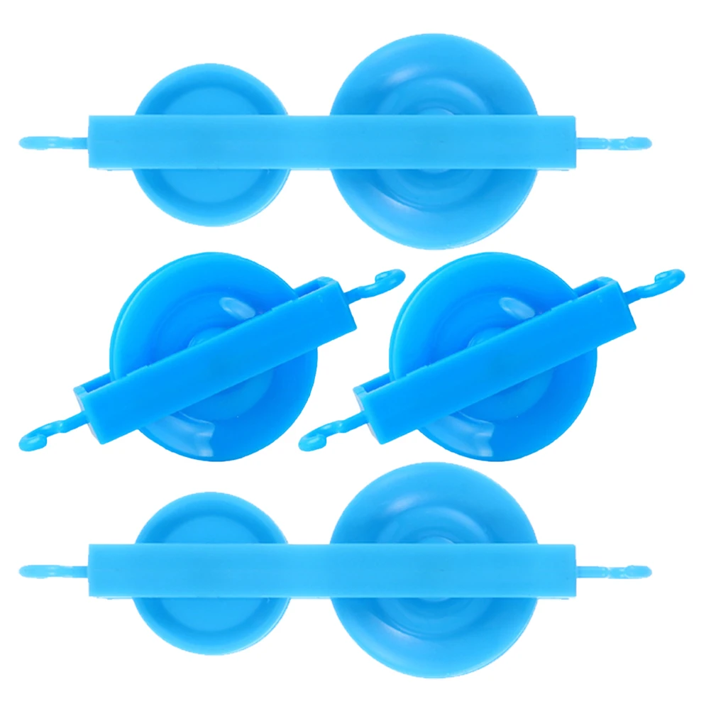 

4pcs Double Pulley Physics Experiments Mechanic Equipment School Supplies Educational Instruments Plastic Safe