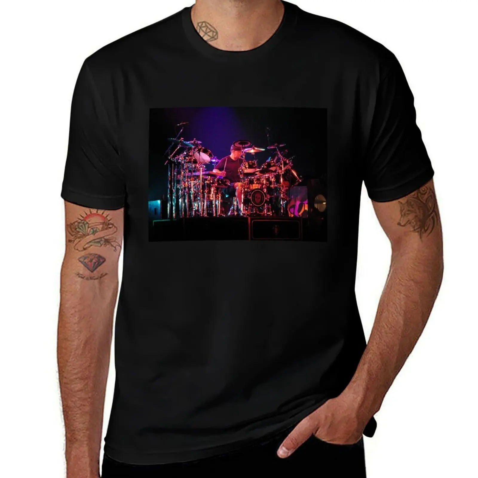 neil stage perform T-Shirt t shirts for man cotton soft T-Shirt