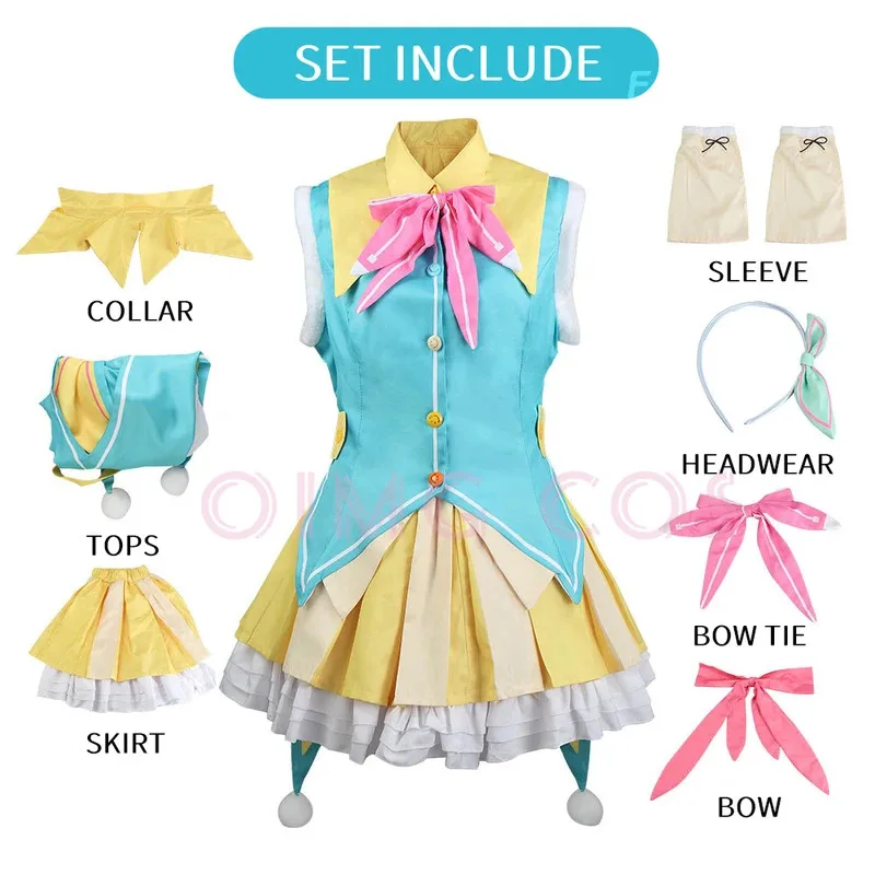 DY20Mikuu 쿠사나기 네네 코스프레 의상 프로젝트 세카이 롤 플레잉 홀리데이 파티 애니메이션 여성 Game25