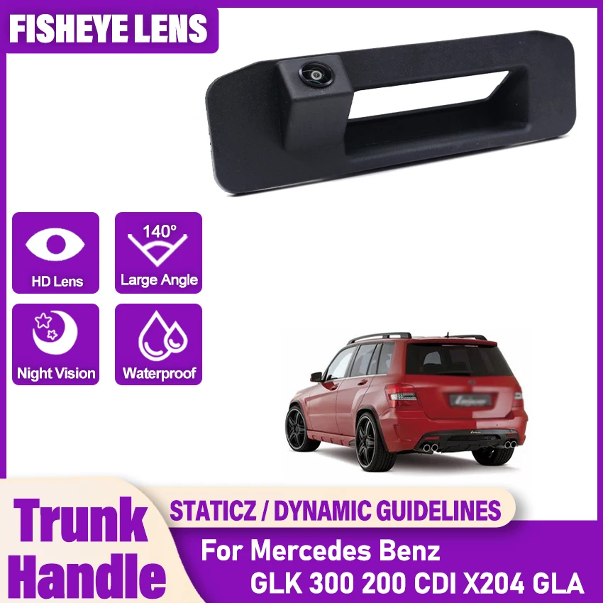 

HD CCD 1080P 170 ° Автомобильная камера заднего вида для Mercedes Benz GLK 300 200 CDI X204 GLA, рестайлинг, подтяжка лица, ночное видение автомобиля