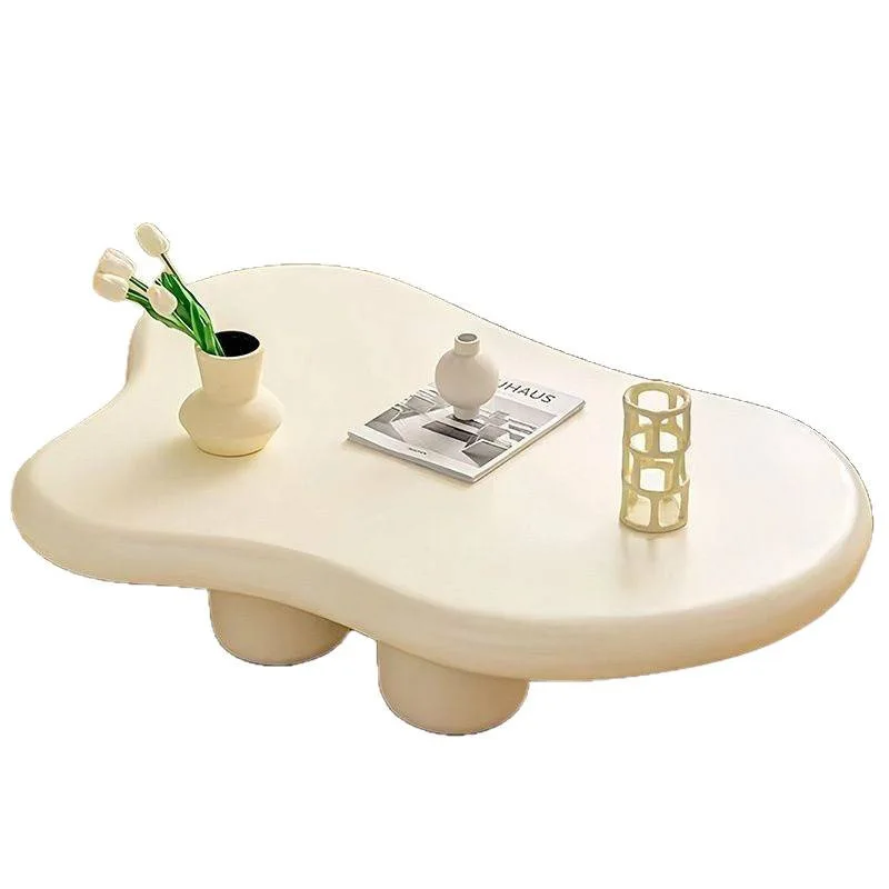 

Living room Nordic, household small apartment, cream simple table