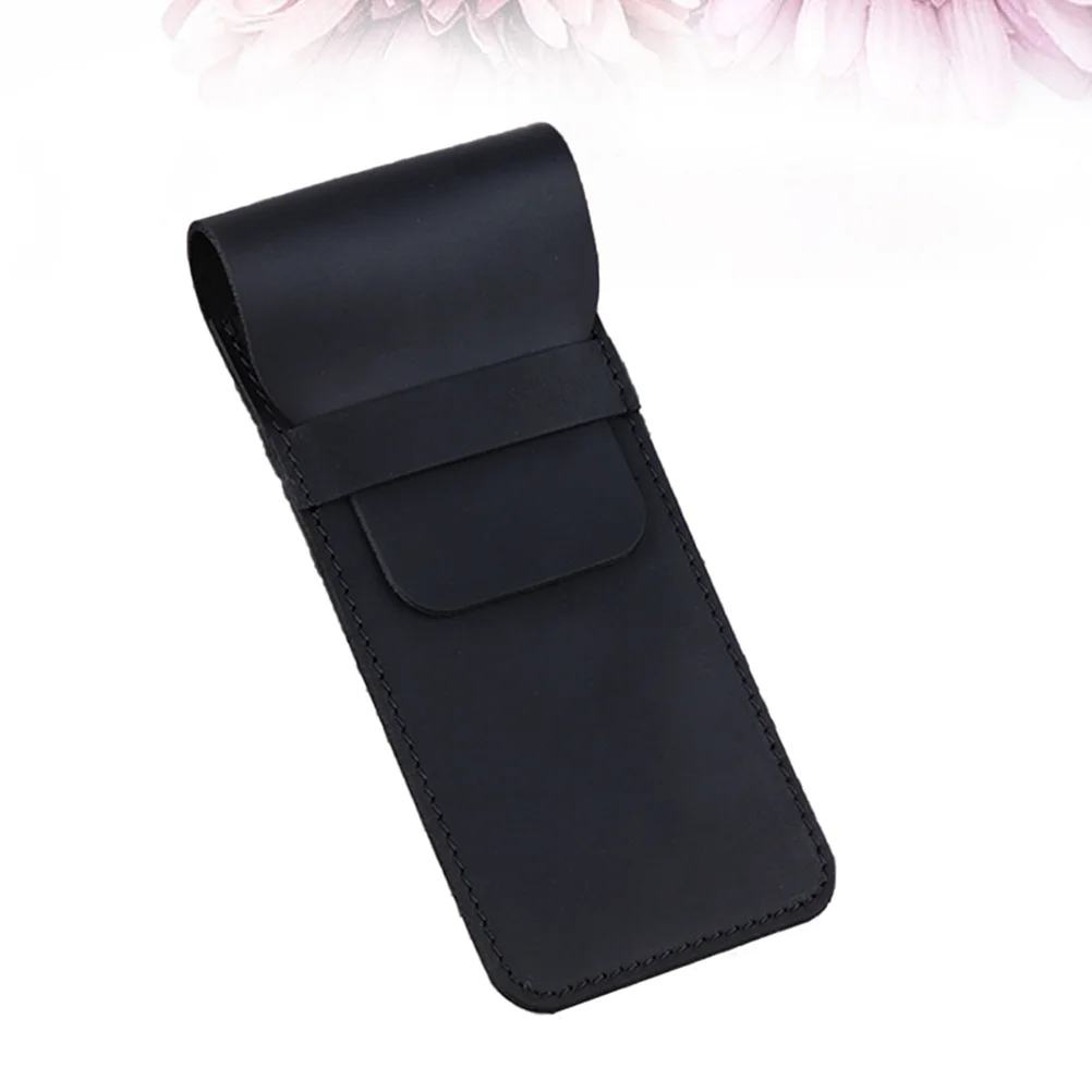 

Vintage Pen Bag Handmade Pencil Case Storage Pouch Black Refined Practical Vintage Pen Bag Pencil Case