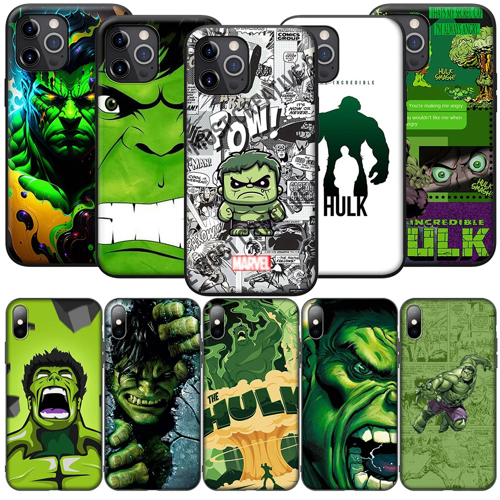 SK153 The Incredible Hulk Phone Soft Case for iPhone 12 11 X XS XR Pro Max 6 6s Plus SE