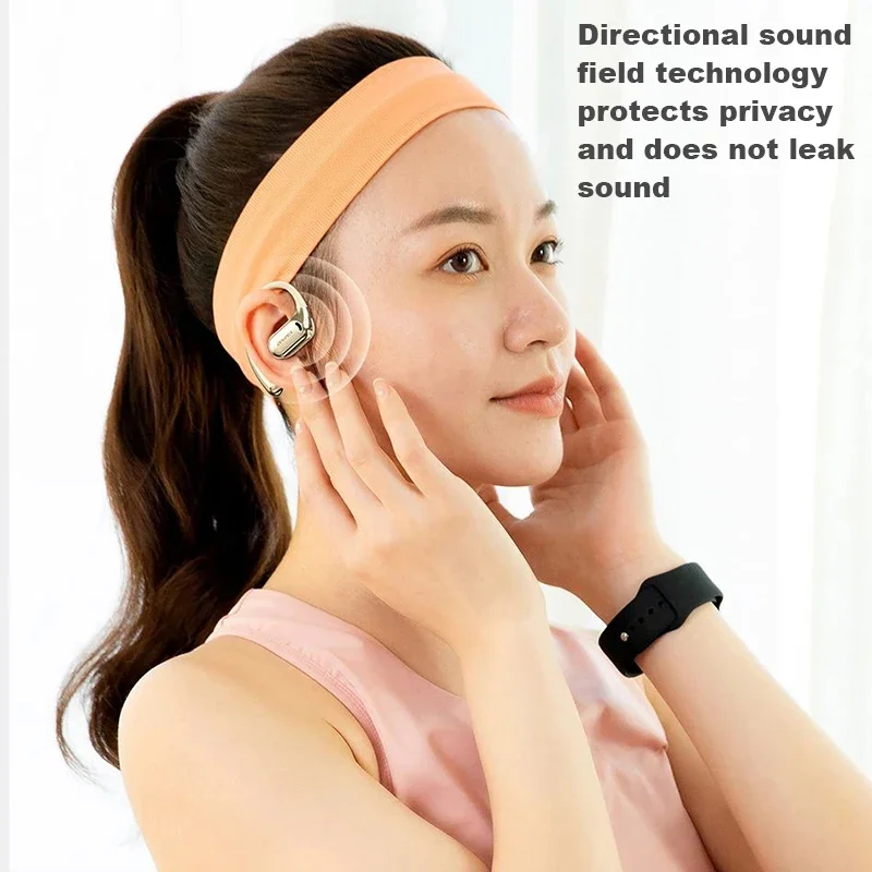Awei TZ8 Wireless Headphone with Air Conduction Technology and Ear-Hook Design, Open Bluetooth Earphone for Sports and Music