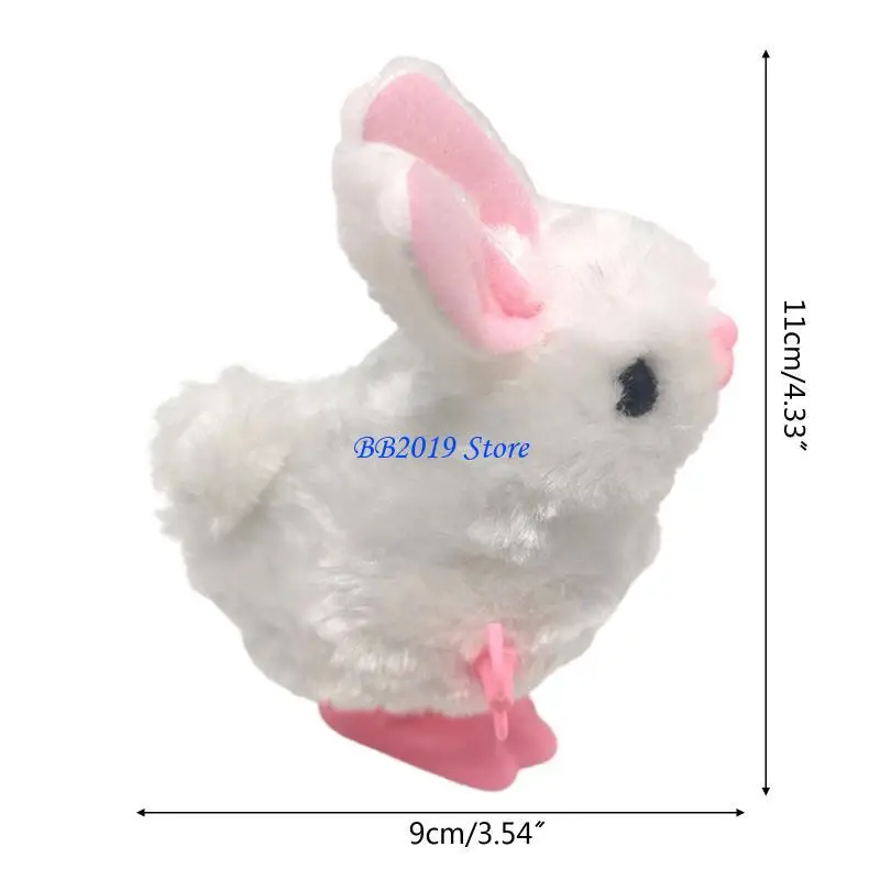 Q0KB Clockwork Rabbit Cartoon Jumping Rabbit Children Up Baby