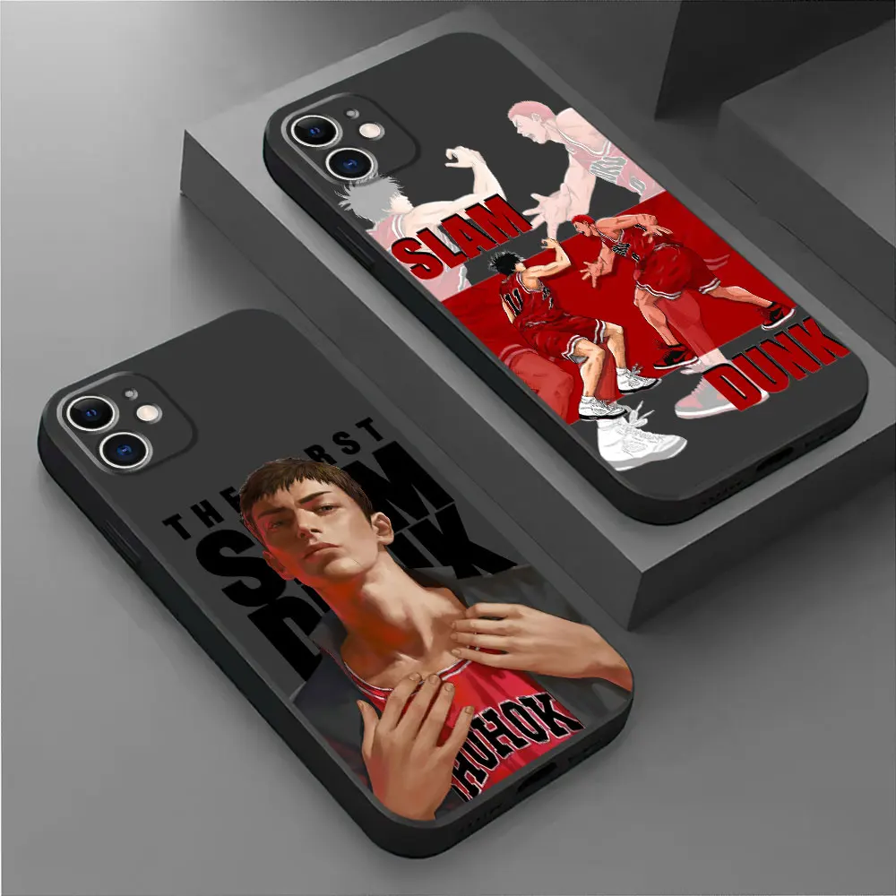 TPU Soft Phone Case for Google Pixel 7a 7 Pro 8 Pro 6a 6 Pro Cover Slams Dunk-k Shockproof Funda