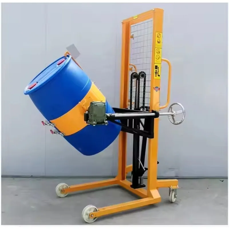 

[Hot Sale] Heavy- Drum Handling Equipment Hydraulic Oil Drum Stacker 400kg