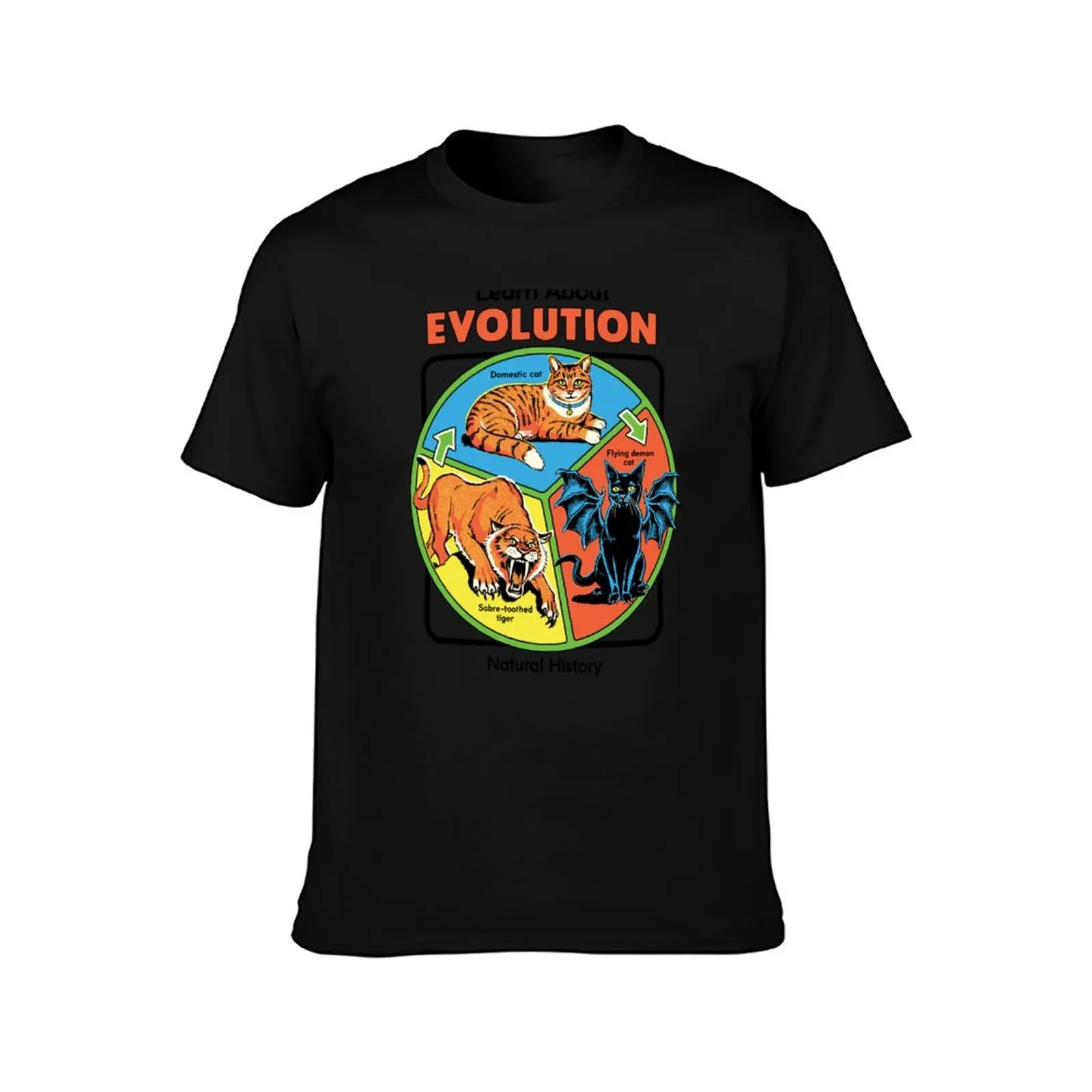 Learn About Evolution T-Shirt Casual Everyday Short Sleeve T-Shirt