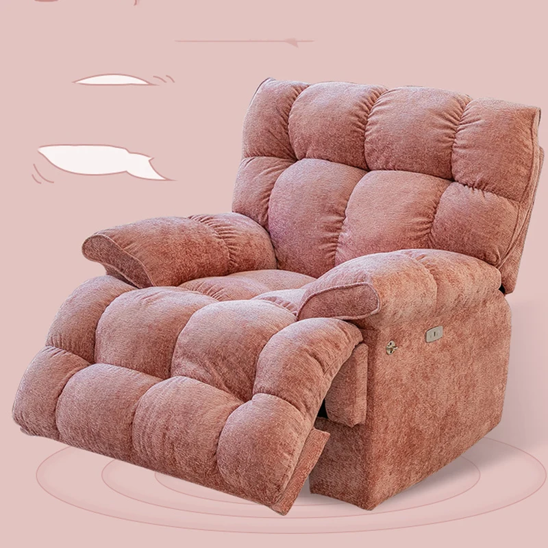 Single Sofa Multifunctional Folding Reclining Rest Adult Bed Leisure Sectional Power Recliner Chair Comfortable Armchair Gaming