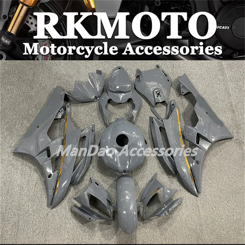 Motorcycle full Fairing Kit fit For YZF R6 2008 2009 2010 2011 2012 2013 2014 2015 2016 YFZ-R6 Bodywork Fairings set grey