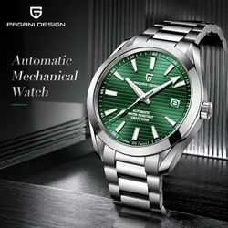PAGANI DESIGN 40MM A150 Men's Watches Luxury Automatic Watch For Men Mechanical WristWatch Stainless Steel Sapphire Glass