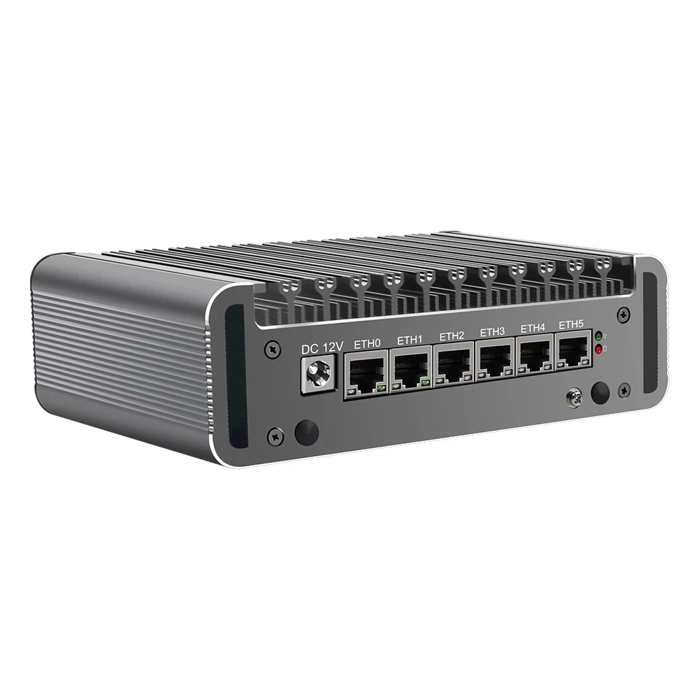 Enrutador sin ventilador pfSense 6x Intel i226-V 2,5G Nics i7 1165G7 i5 1135G7 NVMe MSATA Micro Firewall Router PC ESXi OPNsense Proxmox