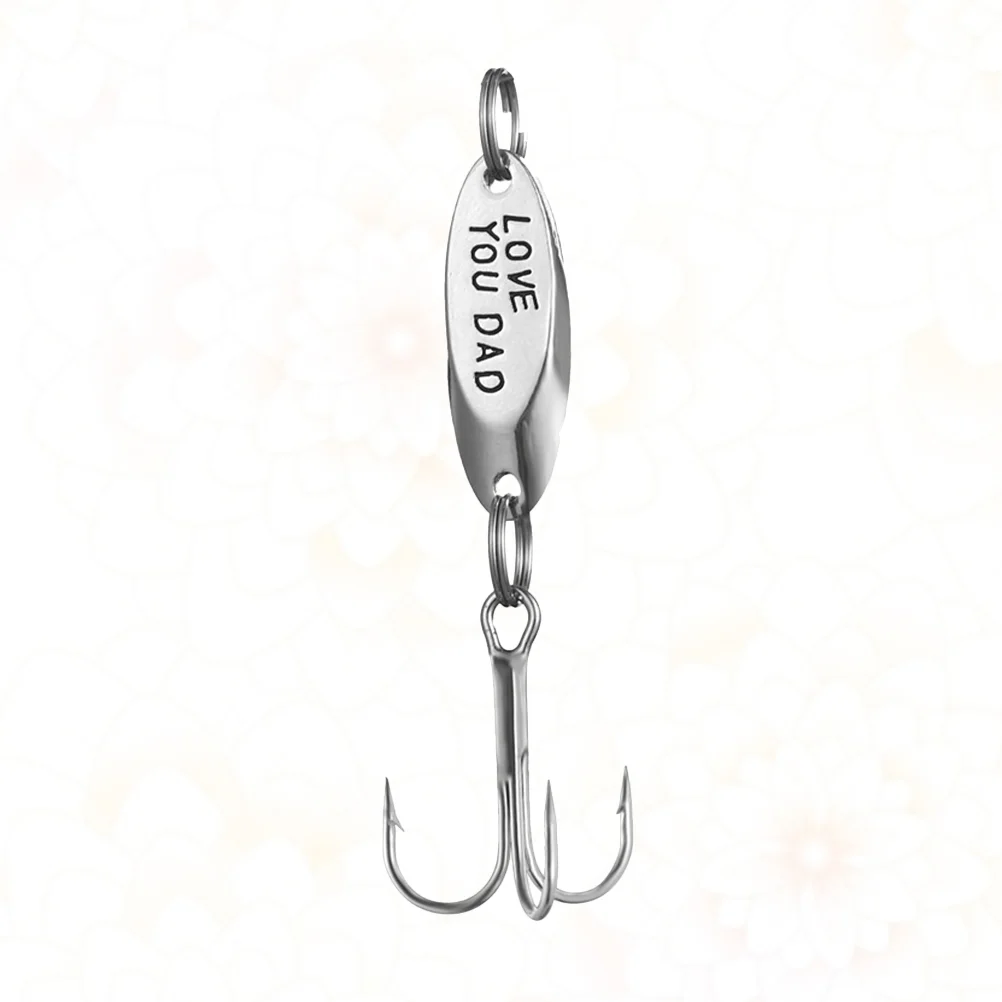 

Love You Dad Fishing Lure Fisherman Gift Gifts Lures Treble Hook Guitar Pick Baits