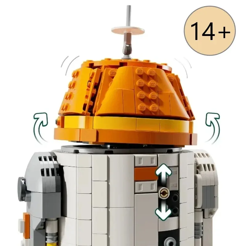 1039 قطعة روبوت الإبداع اللبنات الطوب 75416 ألعاب العمارة التعليمية للأطفال لطيف عيد الميلاد هدية عيد ميلاد