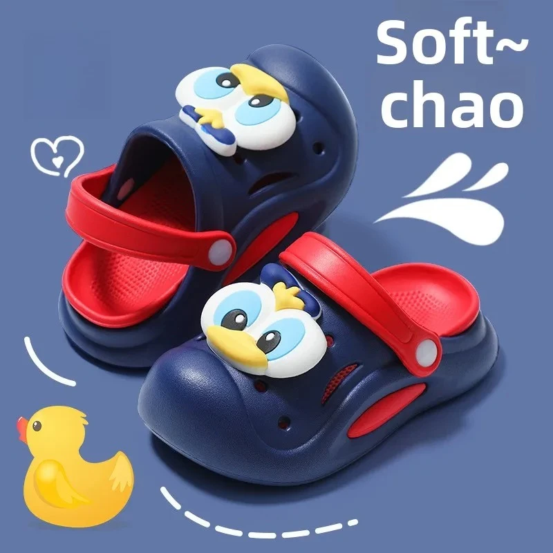 

2025 Donald Duck Clogs, All-Season Indoor/Outdoor Sandals for Boys & Girls Anti-Slip Design