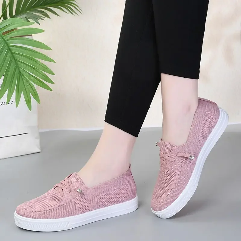 

New Arrival 2025 Stylish Slip On Flat Ladies Footwear Y2k Fashion High Quality Deals Casual Walking Original In 39 Women's Shoes