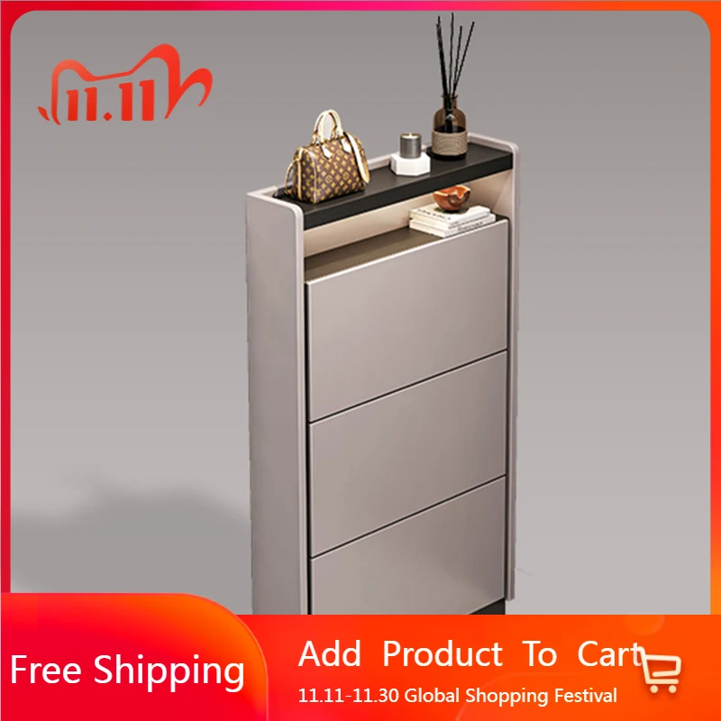 

Органайзер Мобильный шкаф для обуви Экономия места Скрытая спальня Дизайнерская полка для обуви Тапочки Вертикальная коробка Archivadores Мебель для салона