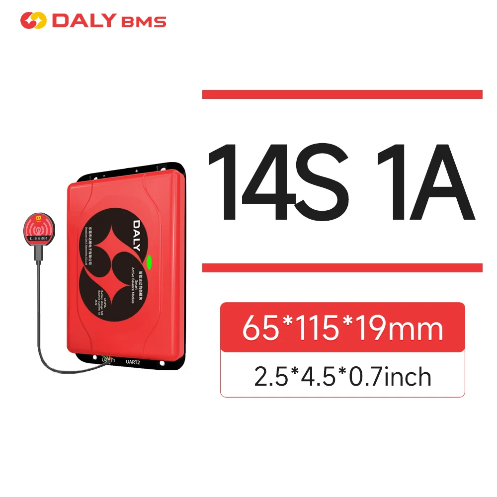 DALY Software Active 1A Balancer mit Bluetooth UART 1A 4S 8S Equalizer geeignet für LI-ION Lifepo4 LTO Batteriepack