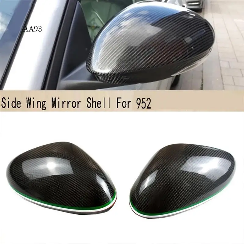 

AA-Carbon Fiber Rearview Mirror Cover Side Wing Mirror Shell For Alfa Romeo Giulia 952