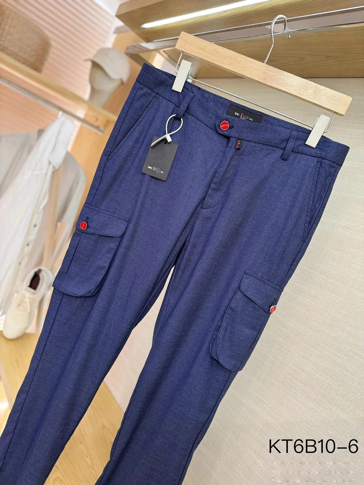 BILLIONAIRE OECHSLI Pants Cashmere 2025 Autumn Winter new Business Cotton pocket warm quality Big Size 31-40 Long Pants