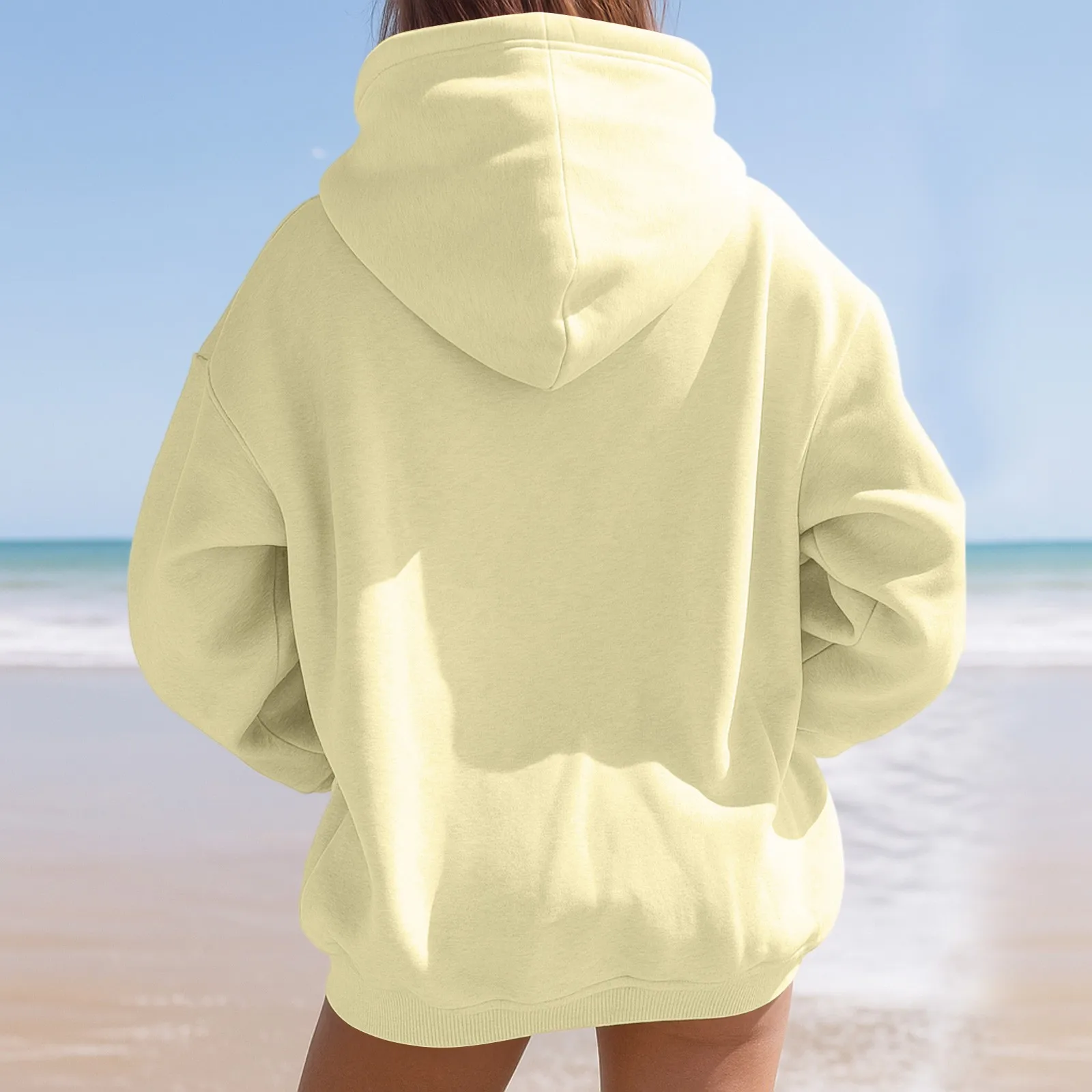 여성 후드 가을 스웨터 캐주얼 긴 소매 느슨한 스웨터 가을 후드 티 스웨터 여성 의류 긴 소매