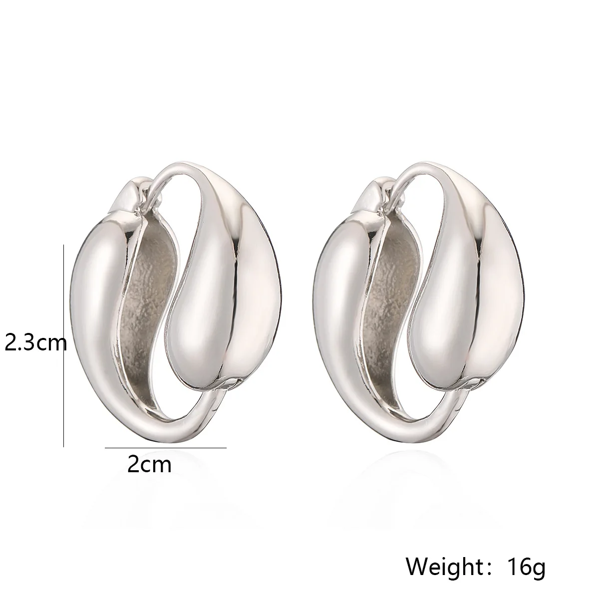 

Aogu Creative Gold Plated Copper Dolphin Earrings Women's New Design Faion Jewelry Ear Cuff Unique Personali Sle