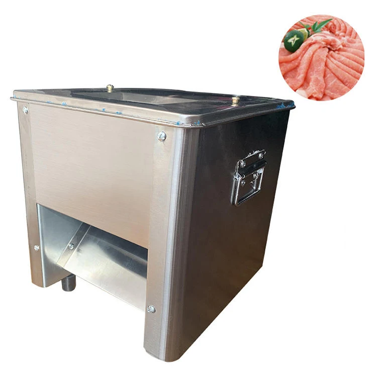 New Best Price Portable Stainless Steel Adjustable Thickness Meat Cutting Chopping Machine Beef Meat Cutter Slicer Mini Meat