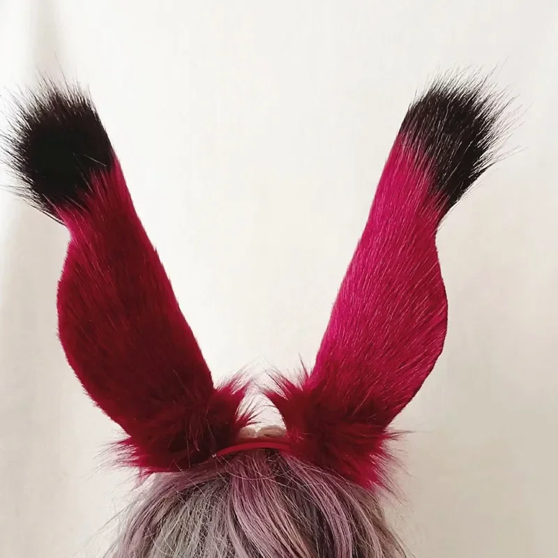 Custom Hand Made Cat Rabbit Bunny Ears Tail For Game Party Accessories for Anime Lolita Halloween Cosplay Costume Accessories