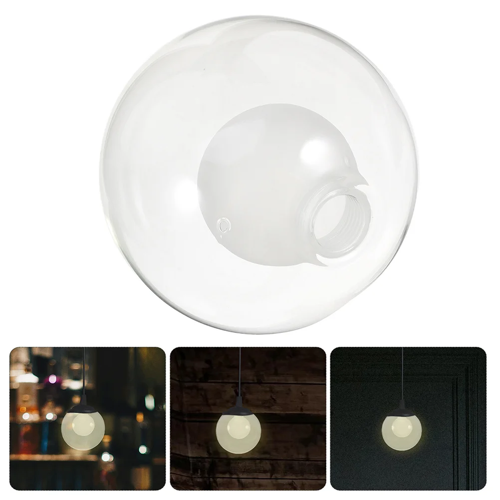 

2Pcs Elegant Glass Ceiling Light Cover Soft Diffused Light Easy Installation Fits Most Standard Fixtures Glass Globe Lampshade
