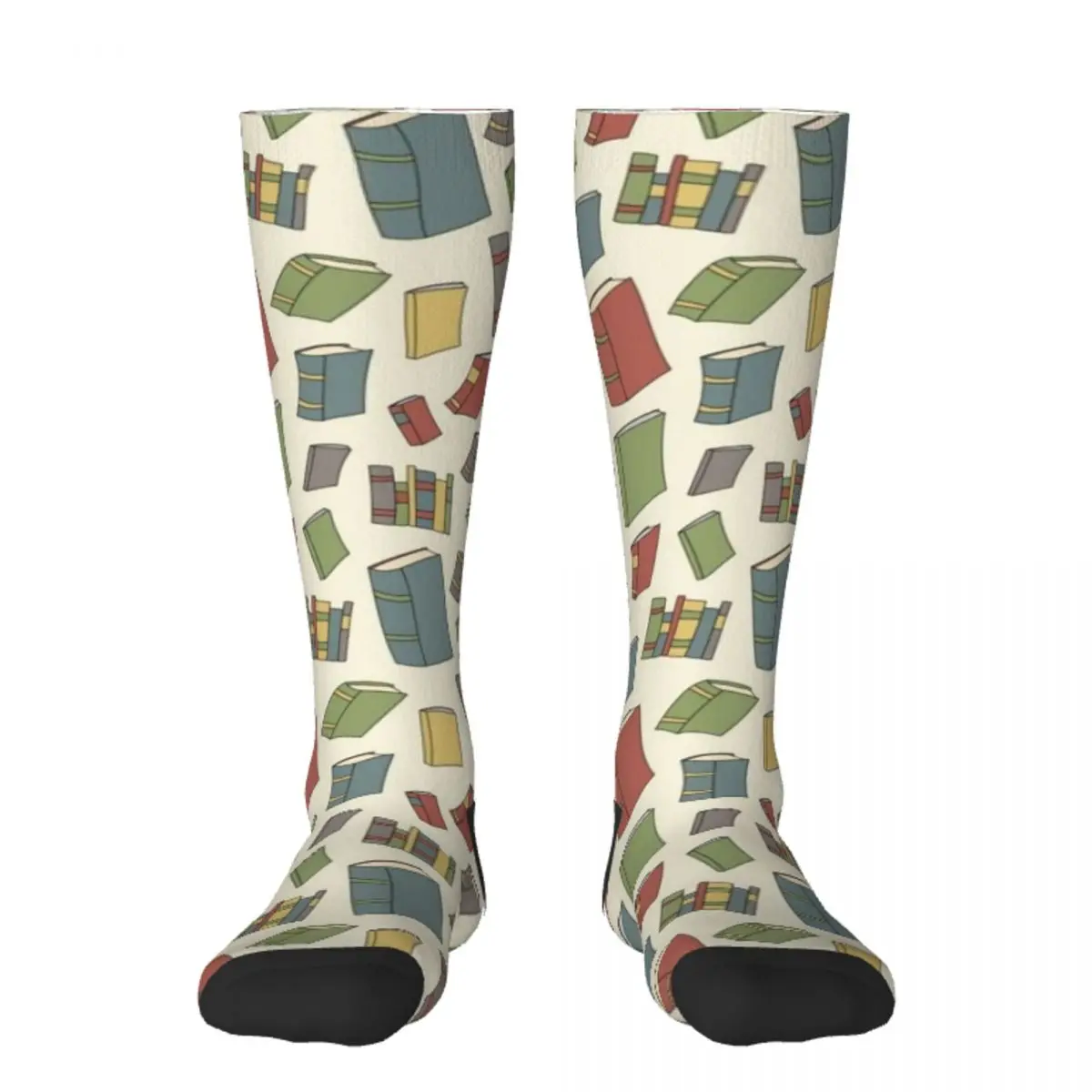 

Books, Books, Books Socks compression Wholesale gym short Socks Girl Men's