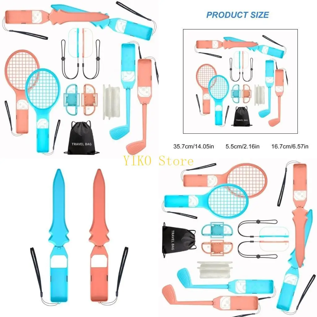 K32C 13Pcs Action Game Controllers Sports Accessories For NS Stable Motion Play