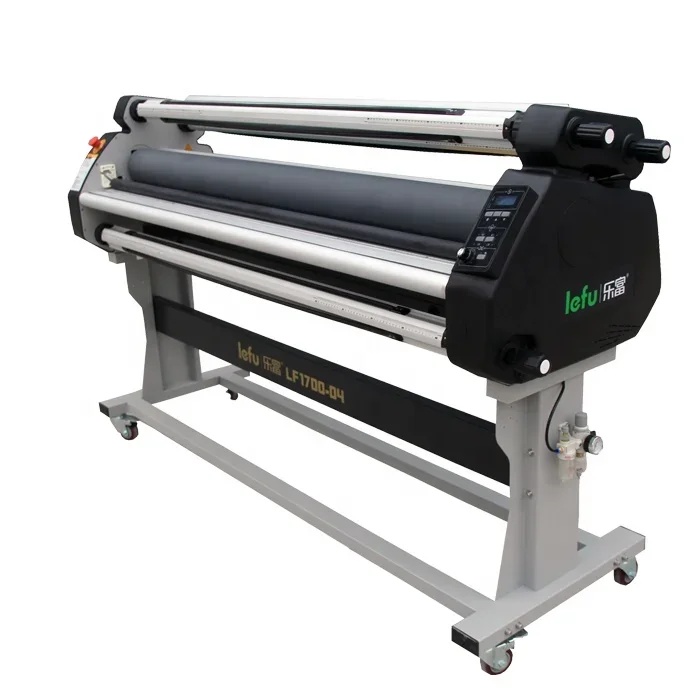 LeFu LF1700-D4 Automatic High Quality 60C Warm and Cold Roll to Roll Laminator, Film Laminating Machine