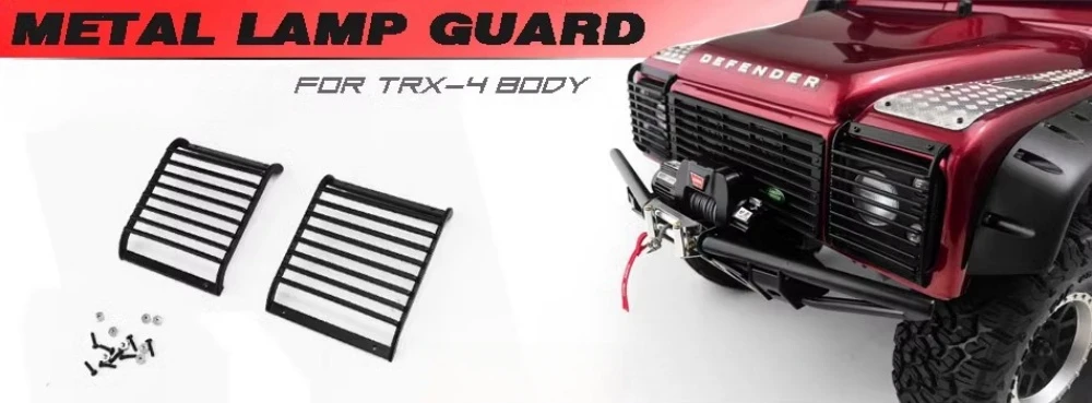 

1/10 Защитная лампа для грузовика на гусеничном ходу для Traxxas trx4 Defender D110/D90 Body 1/10 RC Car Option part