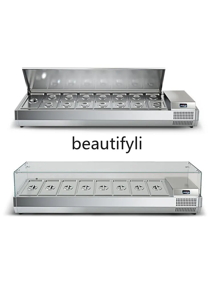 

Коммерческий настольный холодильный шкаф для хранения свежести, стол для салата, консоль, десерт, морозильная камера