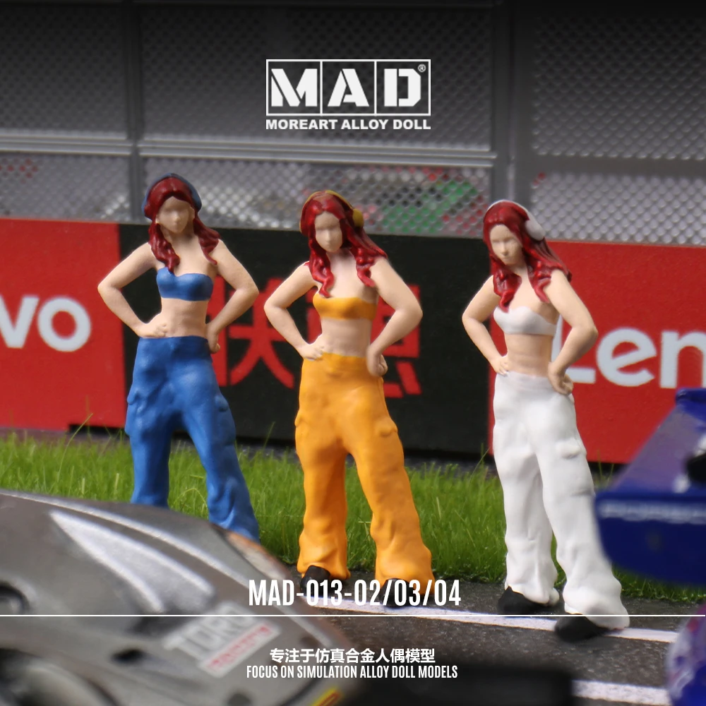 

*Pre-order* MOREART ALLOY DOLL 1:64 Female Auto Repair Worker Simulation Alloy Doll Model for Gift&Display&Collection