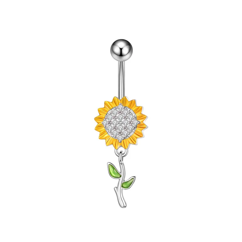 Butterfly Belly Button Ring for Navel Piercing