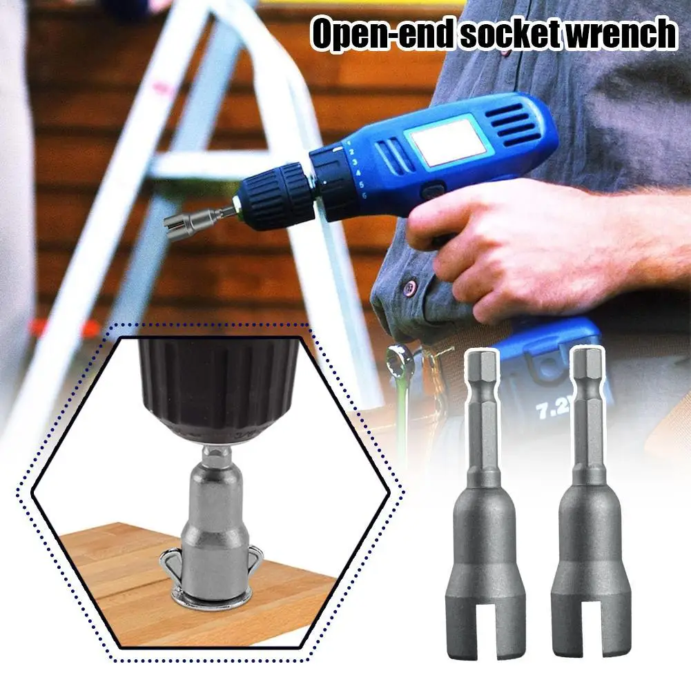 Power Wing Nut Driver Set,Slot Nuts Drill Bit Socket Wrenches Tools Set,1/4 Hex Shank Drills Bits For Panel Screws Eye Hook Bolt
