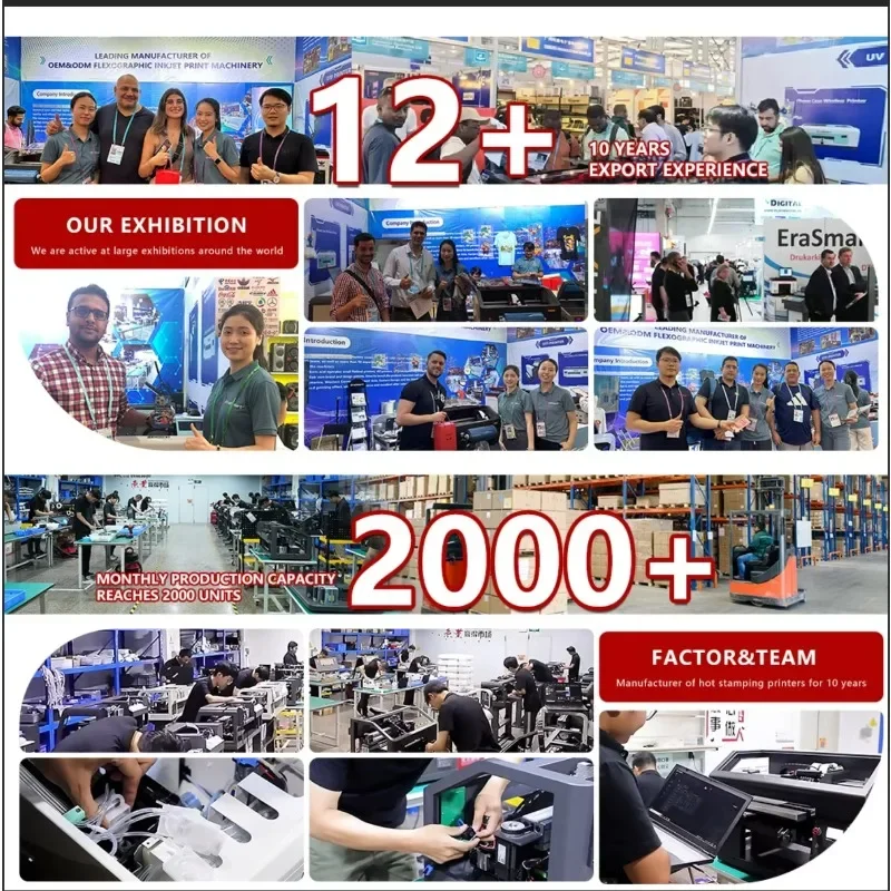 EraSmart-Étui de téléphone LED à plat Mini Size, A5, imprimante UV, PVC TPU, couverture mobile