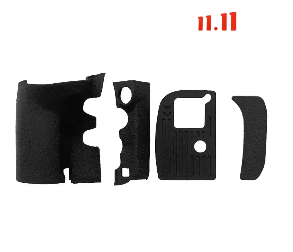 NEW 4PCS Body Rubber Set Grip Rubber+tape Unit For Nikon D800 D800E Camera Repart Part