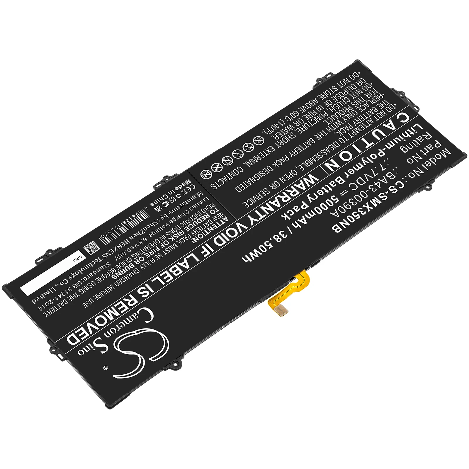 CS Notebook Laptop Battery for Samsung Chromebook 15.6