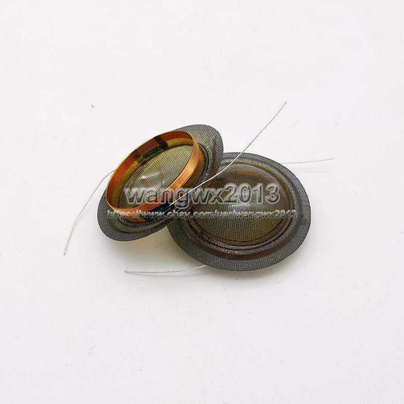 2pcs 25.9mm 트위터 보이스 코일 혼 스피커 트레블 반투명 사운드 필름 다이어프램 드라이브 헤드 수리 부품